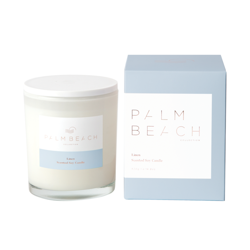 Linen 420g Standard Candle